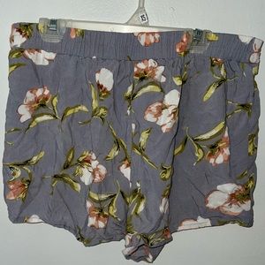 floral flowy shorts